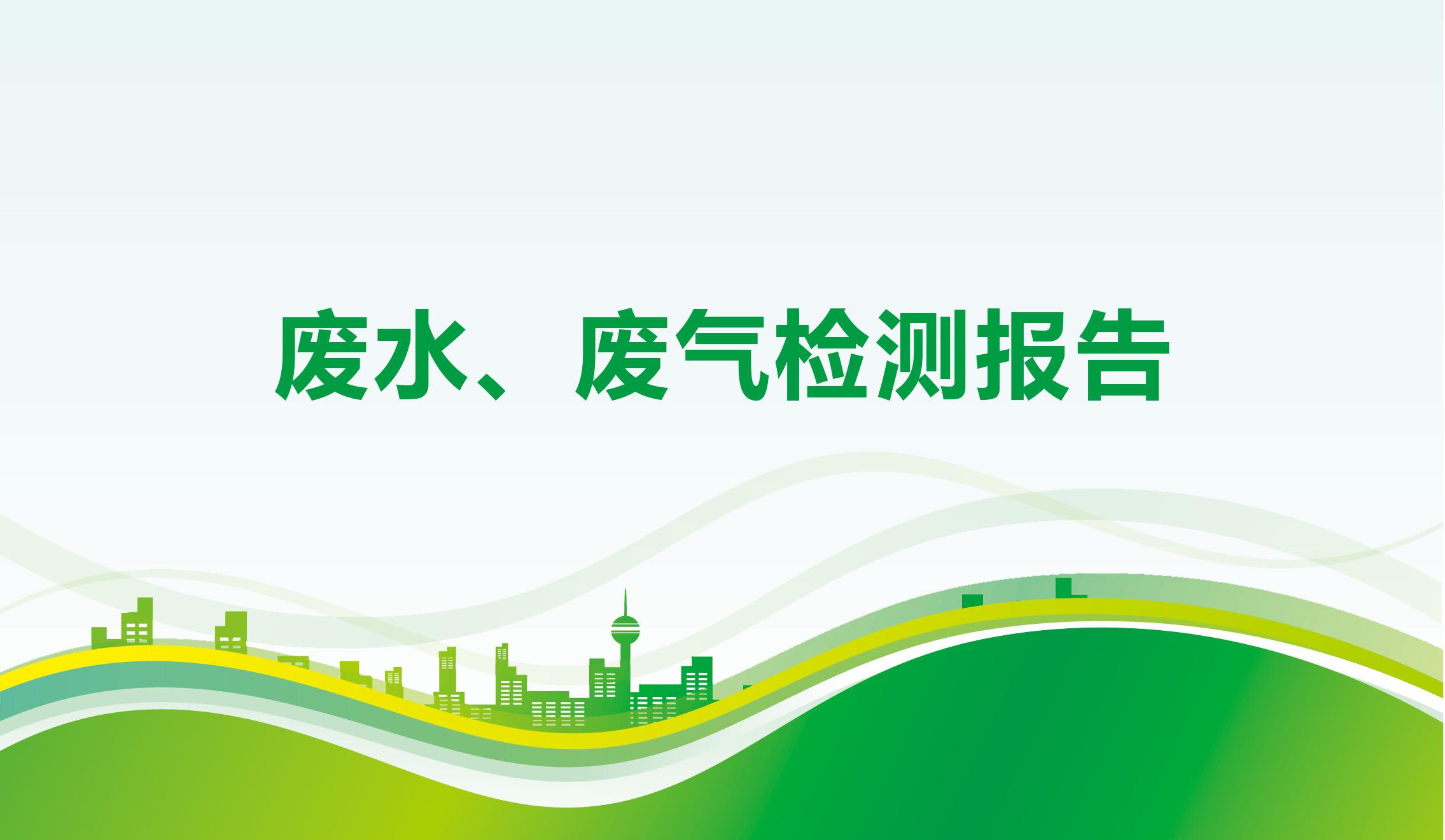 廢水、廢氣檢測報(bào)告-海一